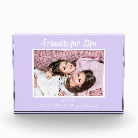 BFFの最高のフォトフレンド フォトブロック (正面)