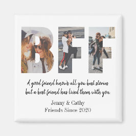 BFFエレガントフォトコラージュフレンド最高のシックなベッティ マグネット