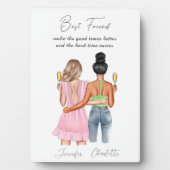 BFFカスタムポートレート フォトプラーク (正面)