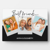 BFFギフトカスタム3 Photo Collageスクリプモダント フォトプラーク (正面)