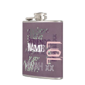 BFFギフトフリ最高のーズフレンドパーソナライズされた フラスク (左)