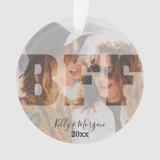 BFFクリスマスオーナメント オーナメント (正面)