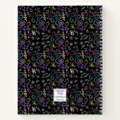 BFFドードルズ – フェイクグリッターパターン ノートブック (裏面)