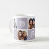 BFFハートコラージュ コーヒーマグカップ (正面左)