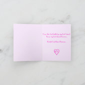 BFFバタフライ誕生日カード カード (内部)