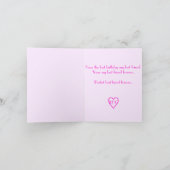 BFFバタフライ誕生日カード カード (内部)