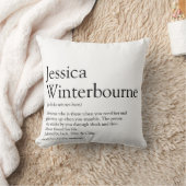 BFFパーソナライズされた定義白黒 クッション (ブランケット)