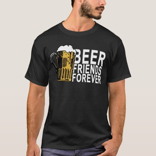 BFFビール友人Forever.png Tシャツ (正面)