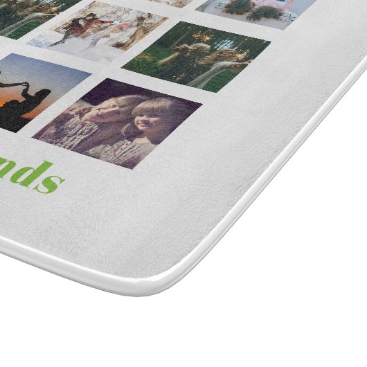 BFFフォトおもしろいコラージギフトアボカパーソナライズされたド カッティングボード (角)