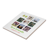 BFFフォトおもしろいコラージギフトアボカパーソナライズされたド タイル (側面)