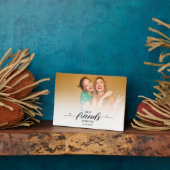 BFFフォトギフトベスティーズ最高の友達のモダントレンディー フォトプラーク (側面)
