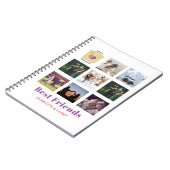 BFFフォトコラージギフトピーナッツバターゼリーサンド ノートブック (左側)