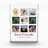 BFFフォトコラージギフトピーナッツバターゼリーサンド フォトブロック (正面)