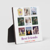 BFFフォトコラージギフトピーナッツバターゼリーサンド フォトプラーク (正面)