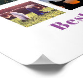 BFFフォトコラージギフトピーナッツバターゼリーサンド ポスター (角)