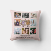 BFFフォトコラージギフト – 私たちは一緒に行く クッション (正面)