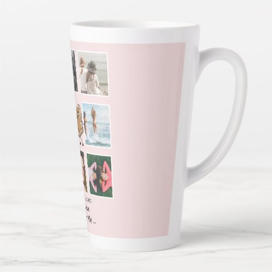 BFFフォトコラージギフト – Latのように一緒に行く カフェラテマグ (右)