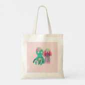 BFFフォトコラージクラゲタコカスタムギフト トートバッグ (裏面)