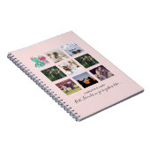 BFFフォトコラージクラゲタコカスタムギフト ノートブック (右側)