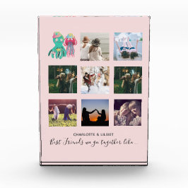 BFFフォトコラージクラゲタコカスタムギフト フォトブロック