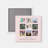 BFFフォトコラージクラゲタコカスタムギフト マグネット (正面/裏面)