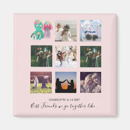 BFFフォトコラージクラゲタコカスタムギフト マグネット