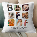 BFFフォトコラージュパーソナライズされたフレンズ最高ののベスティー クッション<br><div class="desc">BFFフォトコラージュパーソナライズされたフレンズ最高ののベスティー</div>