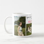 BFFフォーフォトフレンズパーソナライズされたフ最高のォーフーズ コーヒーマグカップ (左)