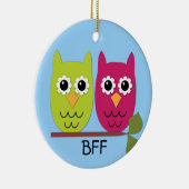 BFFフクロウオーナメント セラミックオーナメント (右)