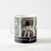 BFFフレンズフォーエバー4フォトコラージュベスティ コーヒーマグカップ (正面左)