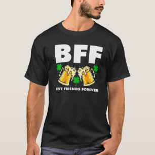 Bffフレンズ最高のフォーエバーアイリッシュSt patricks dayセント Tシャツ