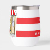 BFFフレンド最高のフォーエバーワインカフェワインタンブラー (左面)