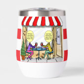 BFFフレンド最高のフォーエバーワインカフェワインタンブラー (正面)