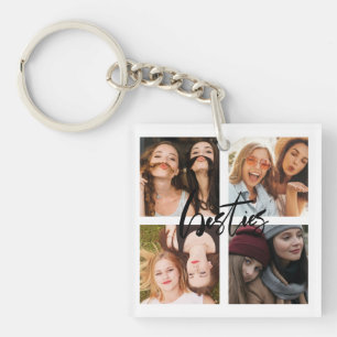 BFFフレン最高のドスクリプトフォトギフトKeychain キーホルダー