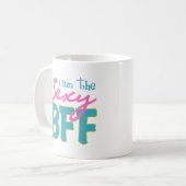 BFFプリント コーヒーマグカップ (正面左)