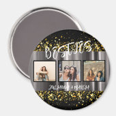 BFFベスティーズ最高のフレンズフォトコラージュ金ゴールドマグネット マグネット (正面/裏面)