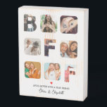BFFユニークギフト最高の友達が永遠に望む ウッドボックスサイン<br><div class="desc">BFFユニークギフト最高の友達が永遠に望む</div>