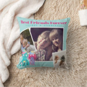 BFF写真おもしろいコラージギフトゼリーフィッシュタコ クッション (ブランケット)