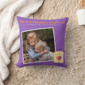 BFF写真おもしろいコラージギフトピーナッツバターゼリー クッション (ブランケット)