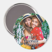 BFF写真の友最高の人は永遠モダンだ マグネット (正面/裏面)
