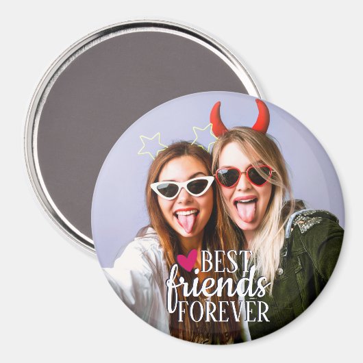 BFF写真の友最高の達は永遠モダン マグネット (正面/裏面)