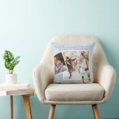 BFF写真モダンコラージギフトパーソナライズされたブルー クッション (椅子)