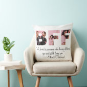 BFF写真モダンコラージュフレンド最高のベティ引用文 クッション (椅子)