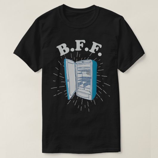 BFF冷凍機冷蔵庫 Tシャツ (デザイン正面)