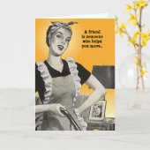 BFF定義ユーモアLOLレディーフレンドシップシークレット カード (黄色い花)