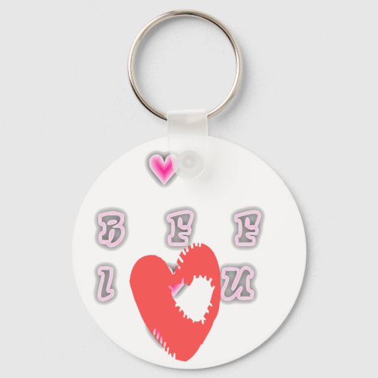 BFF最高の友永遠BFF。 キーホルダー (正面)