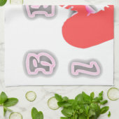 BFF最高の永遠の友よ:私はあなたを愛する芸術プリント キッチンタオル (折り畳み)