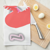 BFF最高の永遠の友よ:私はあなたを愛する芸術プリント キッチンタオル (四つ折り)