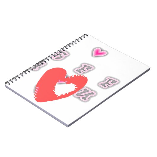 BFF最高の永遠の友よ:私はあなたを愛する芸術プリント ノートブック (左側)