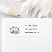 BFF猫ちゃんとカーリングテール ラベル (インサイチュ)